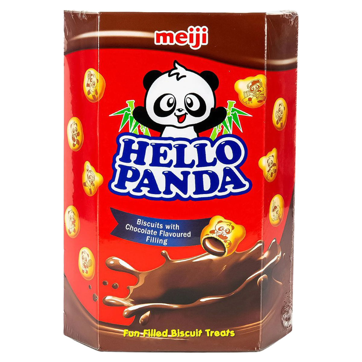 Meiji Hello Panda Biscuits with Chocolate Flavoured Filling 234g
