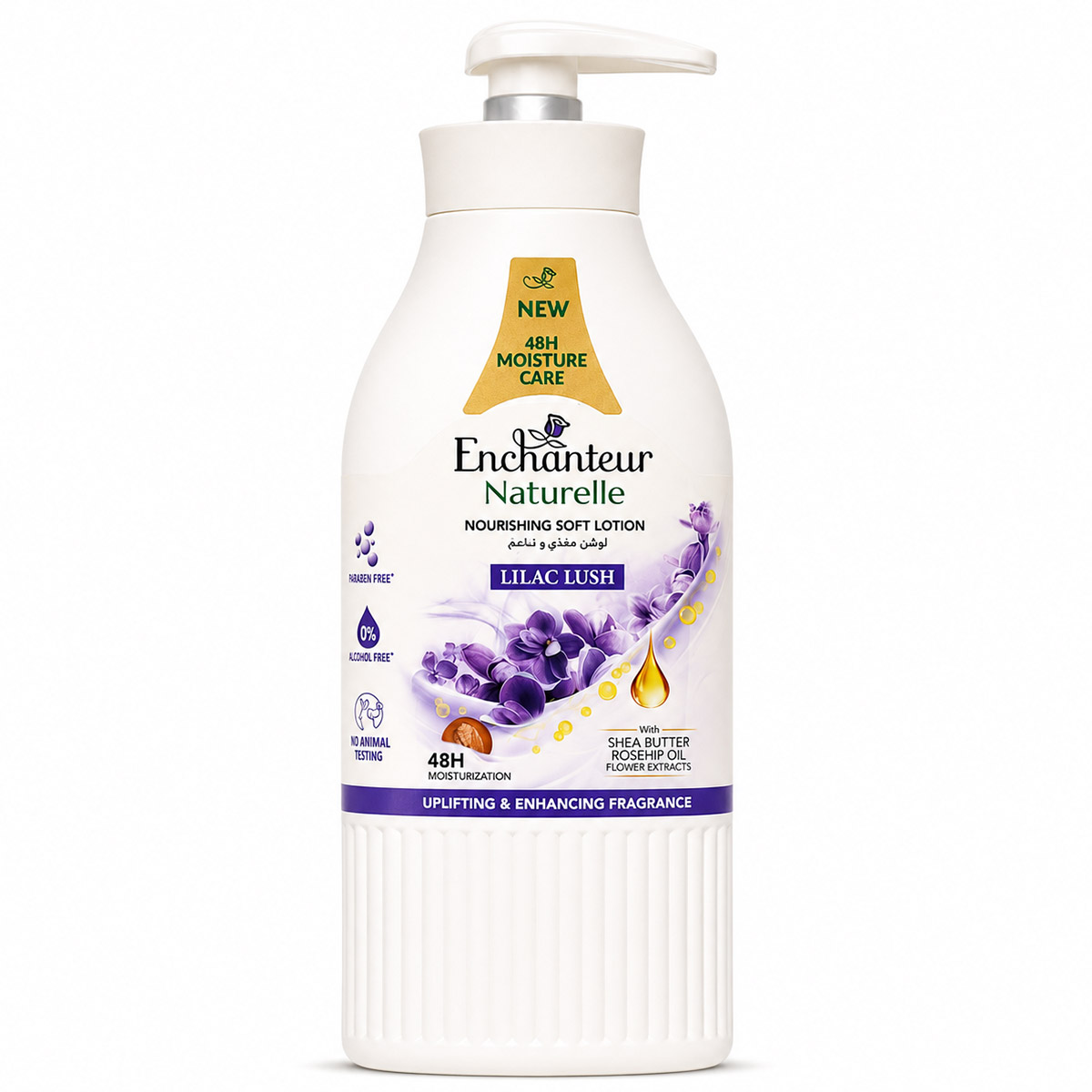 Enchanteur Lilac Lush Naturelle Nourishing Soft Body Lotion 500ml