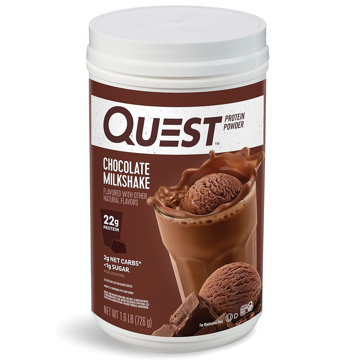 Quest Protein Powder Chocolate Milkshake 726g
