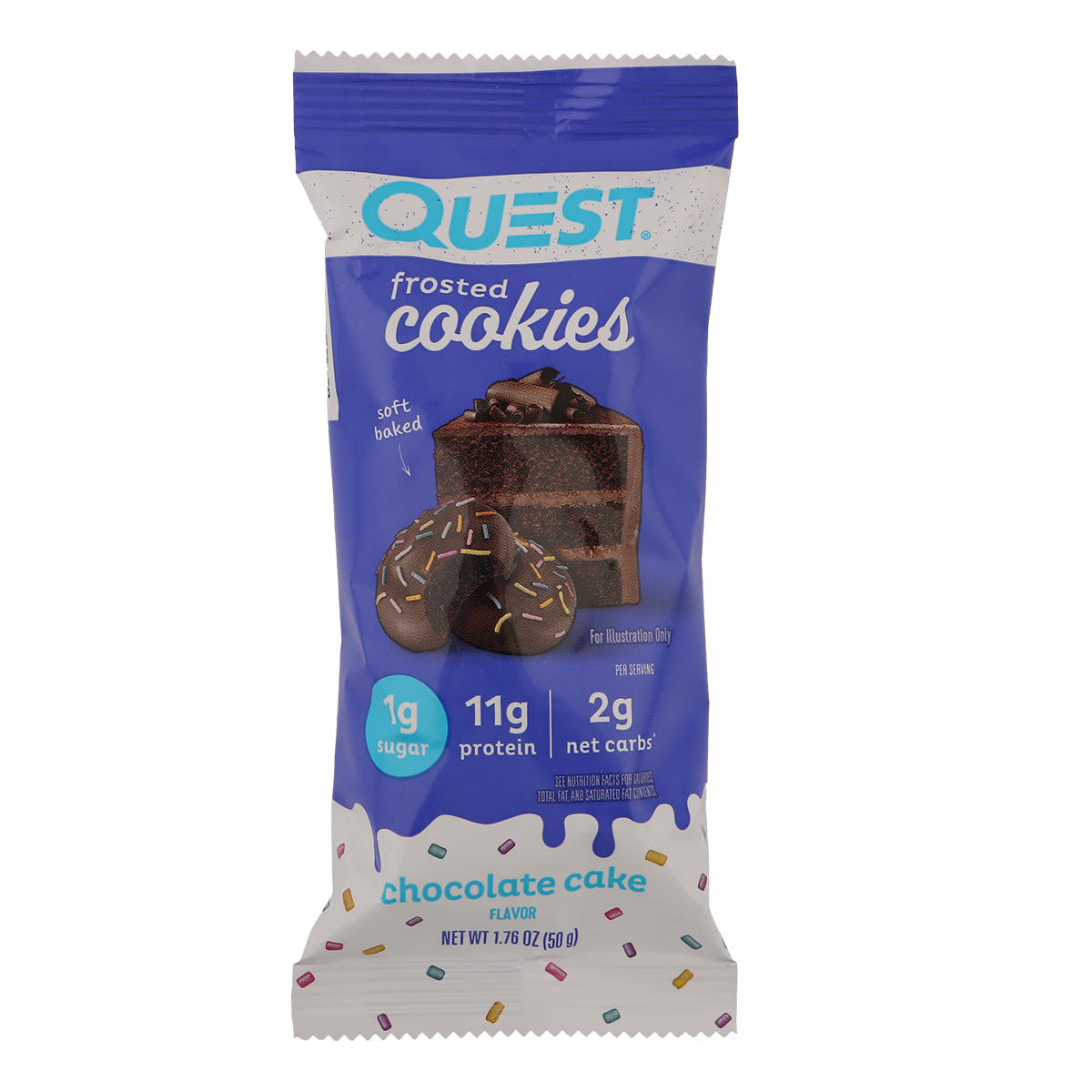Quest Frosted Cookies Chocolate Cake Flavor 50g