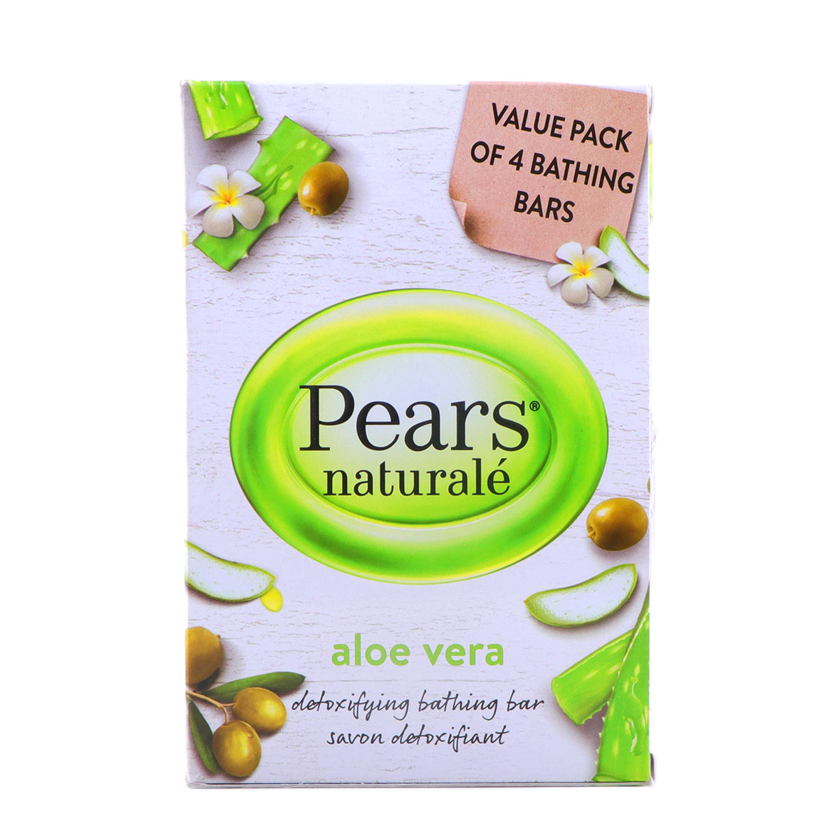Pears Aloe Vera Bar Soap 4x125g