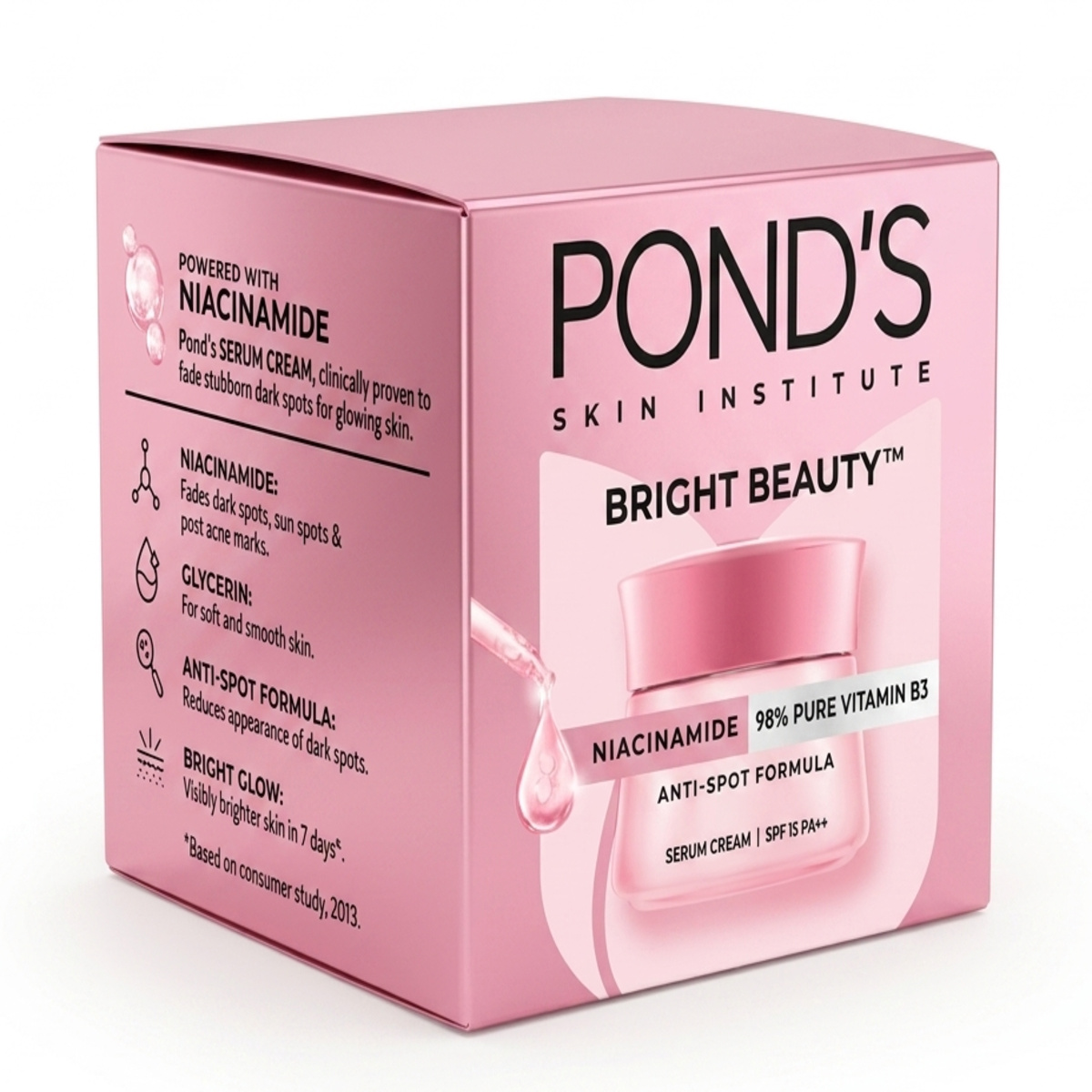 Ponds Bright Beauty Niacinamide Serum Cream 50g