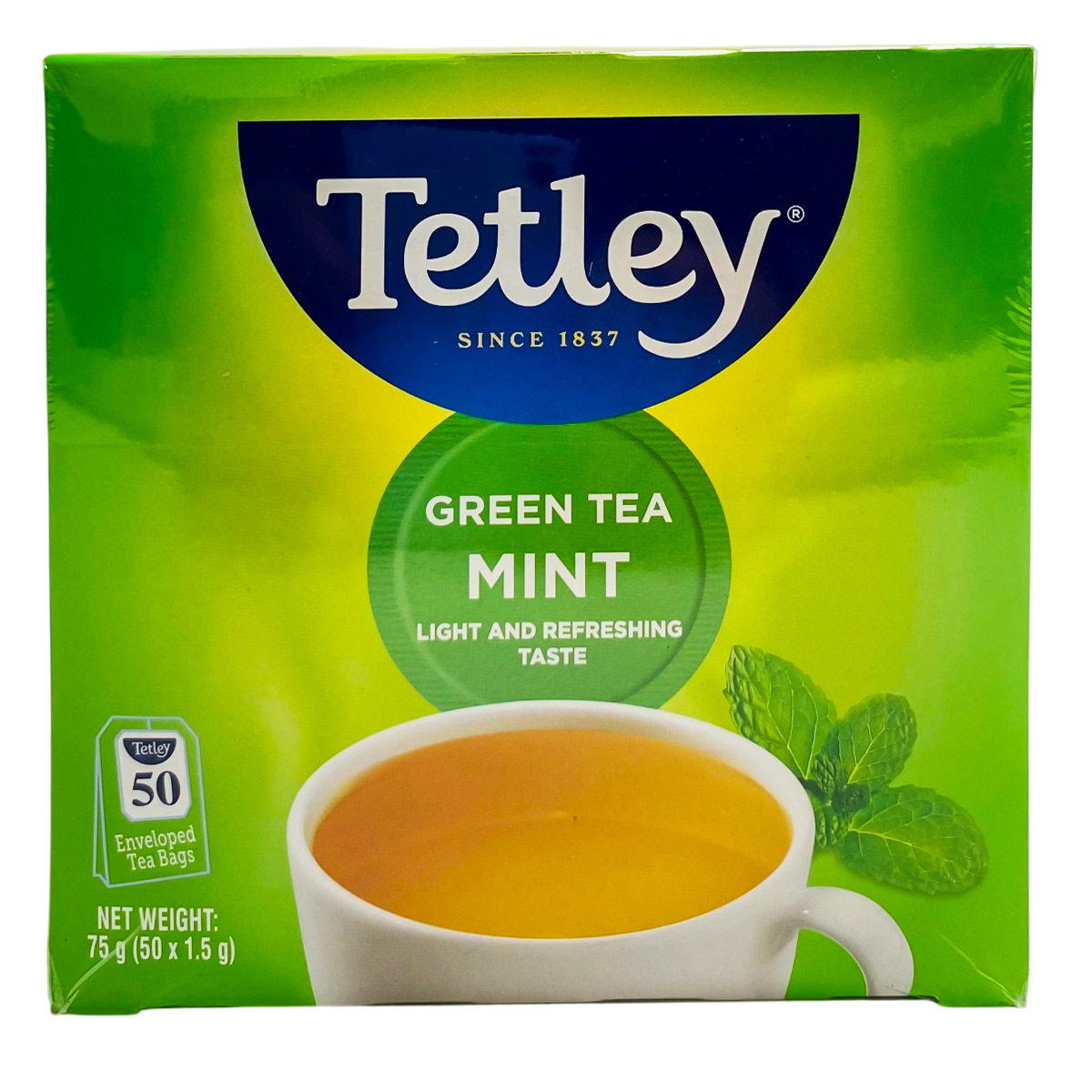Tetley Green Mint Tea Bag 50 Pieces