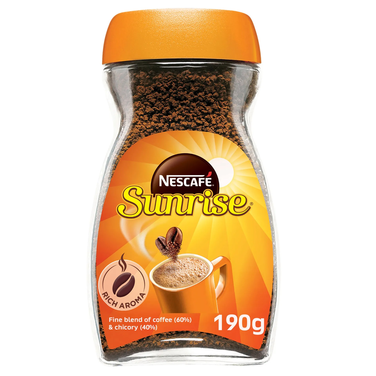Nescafé Sunrise Instant Coffee Chicory Mixture 190g