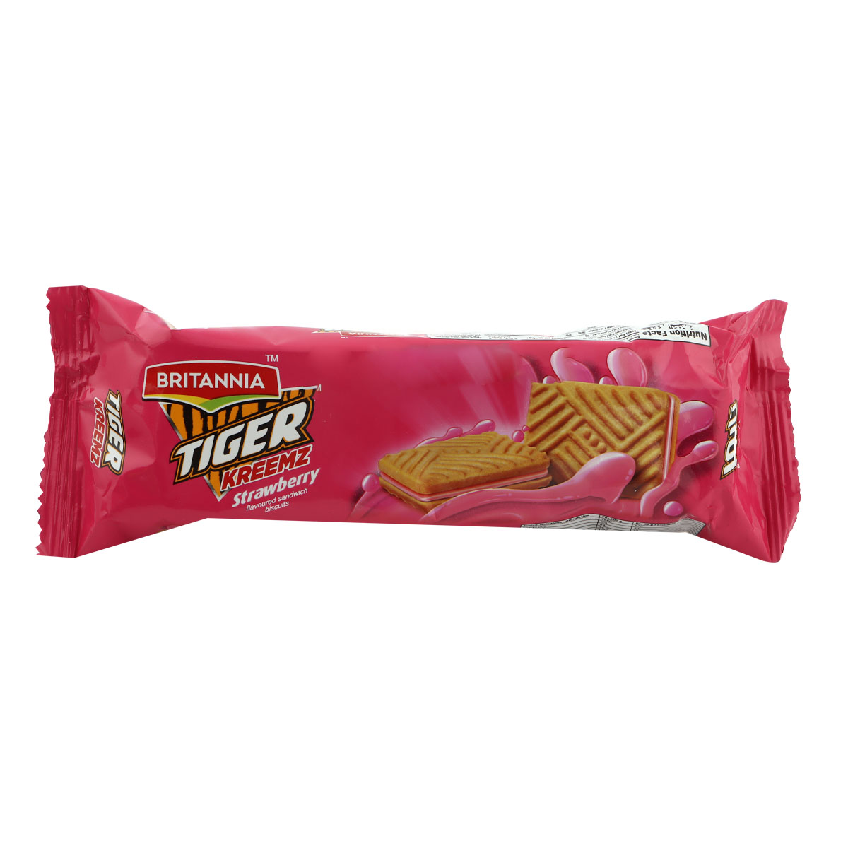 Britannai Tiger Kreemz Strawberry Sandwich Biscuits 72g