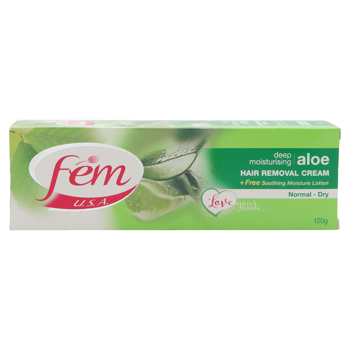 Fem Deep Moisturising Aloe Hair Removal Cream 120g