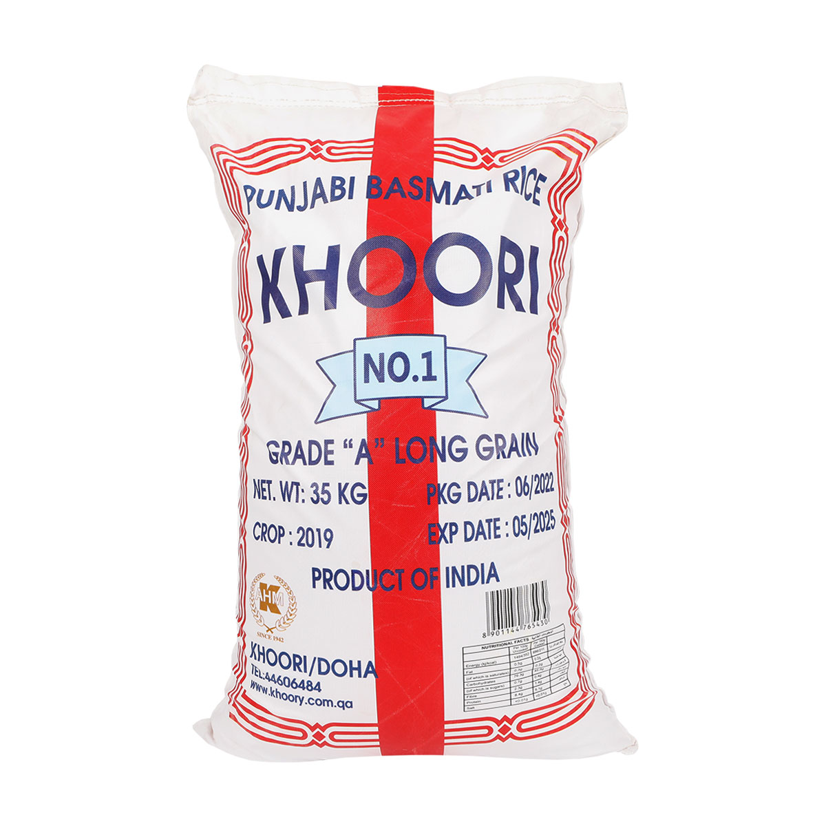 Khoori Punjabi Basmati Rice 35 Kg