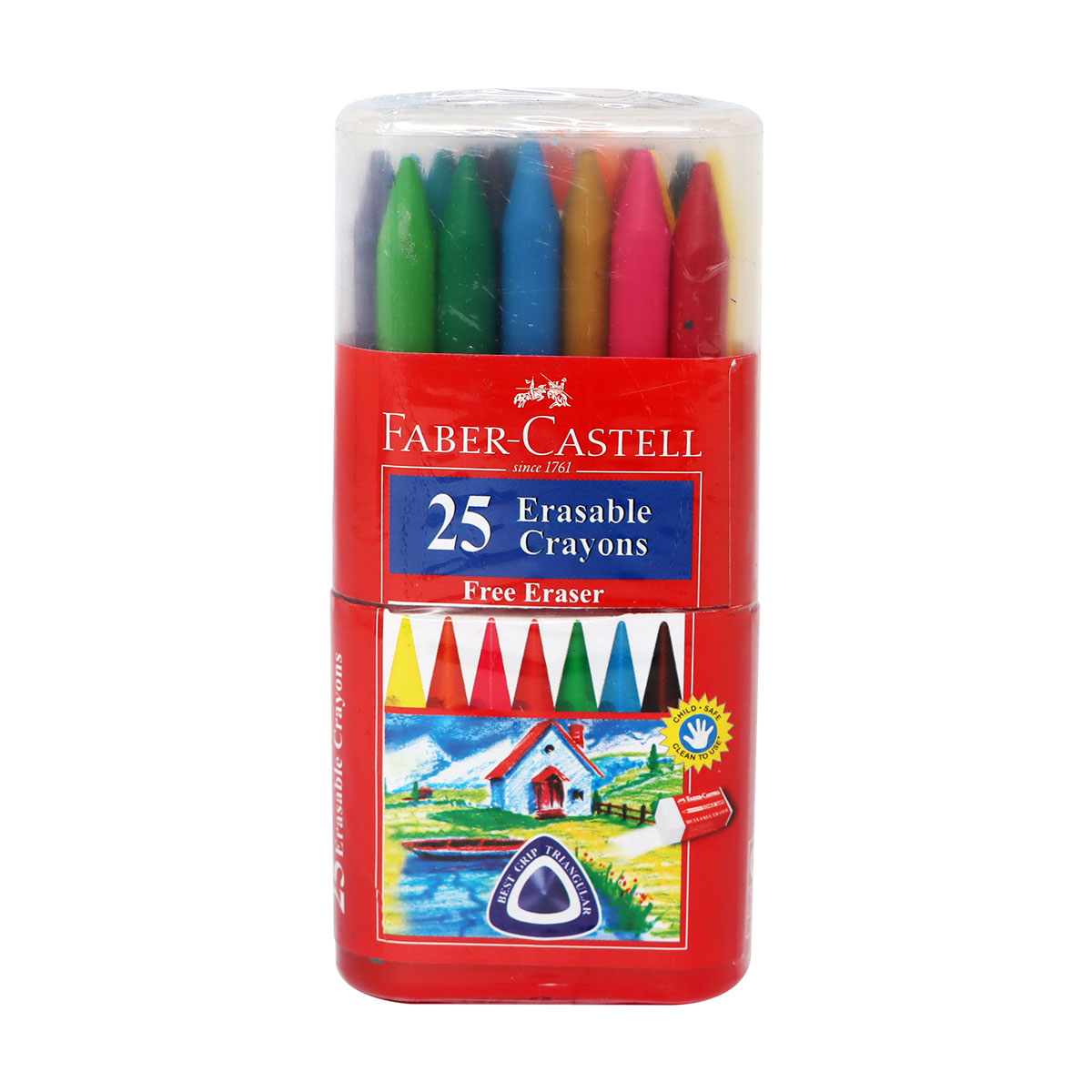 Faber Castell Erasable Crayons 25 Colors