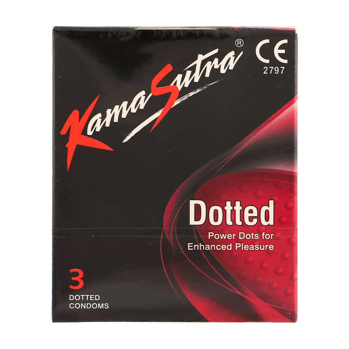 Kama Sutra 3 Dotted Condoms Pack