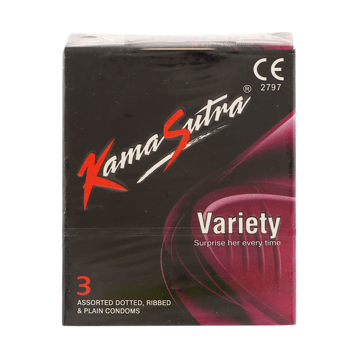 Kama Sutra 3 Assorted Condoms Pack