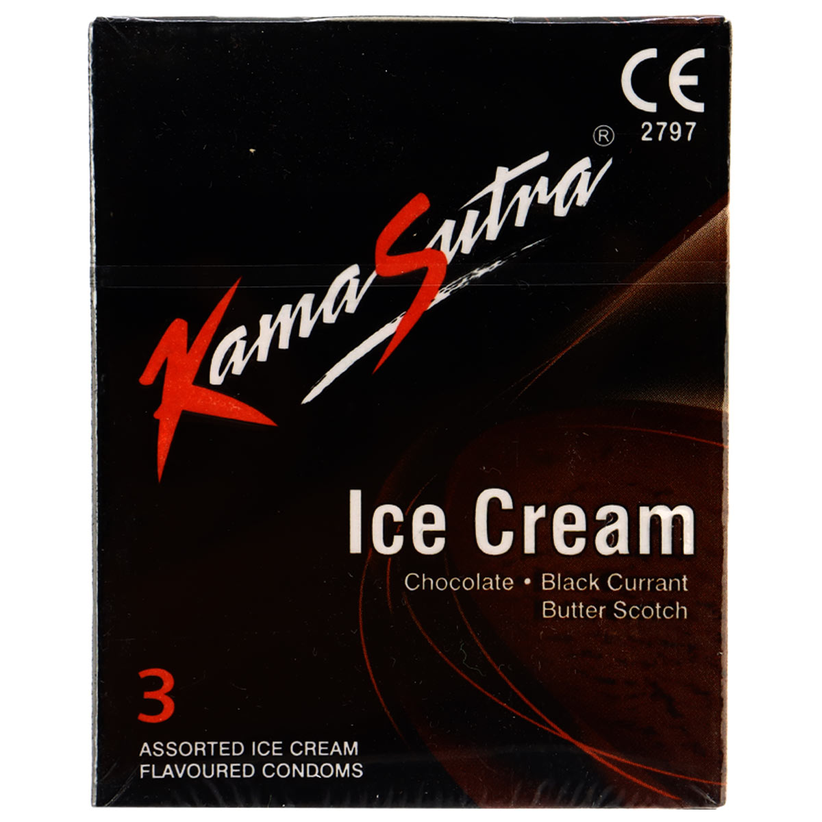 Kama Sutra Ice Cream 3 Condoms