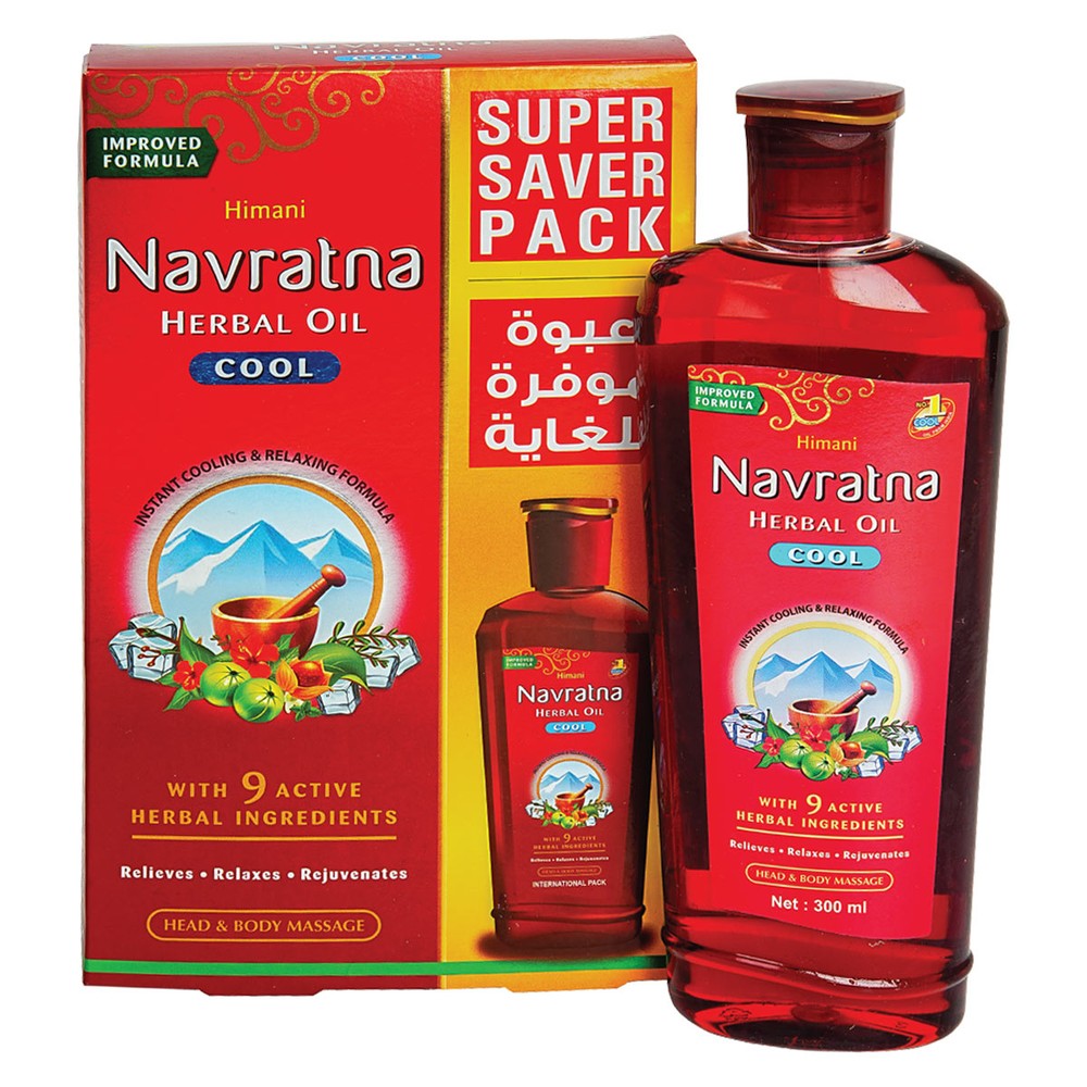 Himani Navratna Herbal Oil Cool 300ml And 100ml