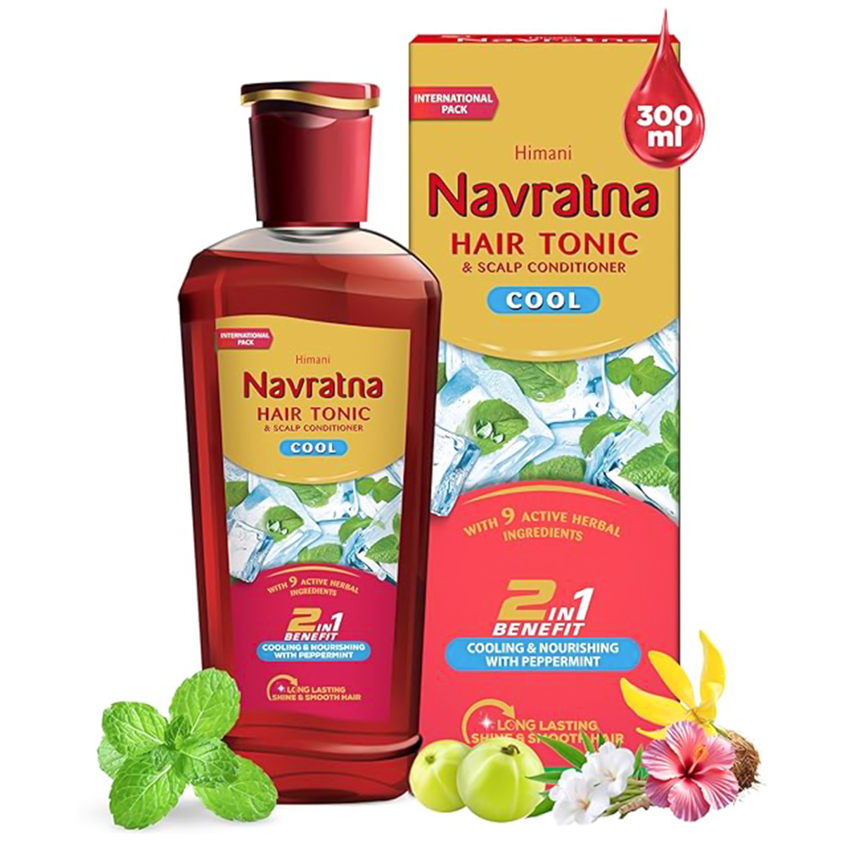 Himani Navratna Hair Tonic & Scalp Conditioner Cool Oil 300ml