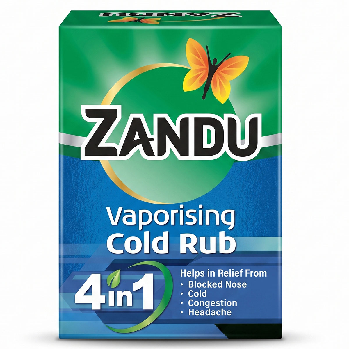 Zandu Vaporizing Cold Rub 4 In 1 50ml
