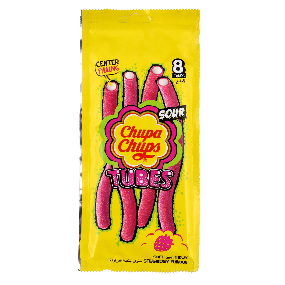 Chupa Chups Tubes Strawberry Flavour 80g
