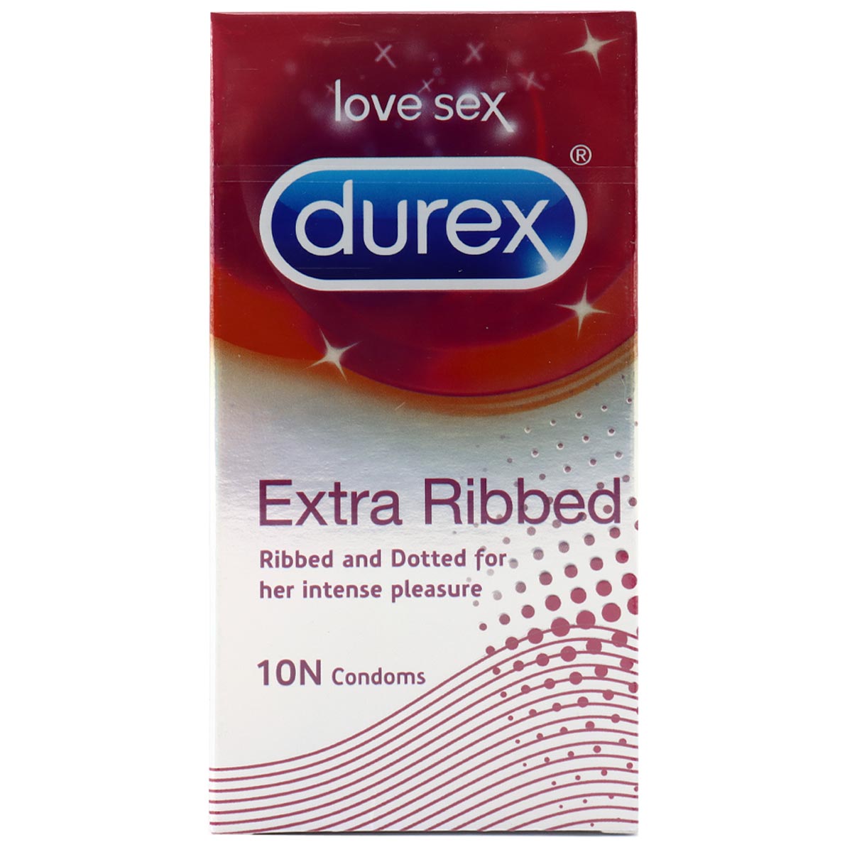 Durex Extra Ribbed 10 Condoms