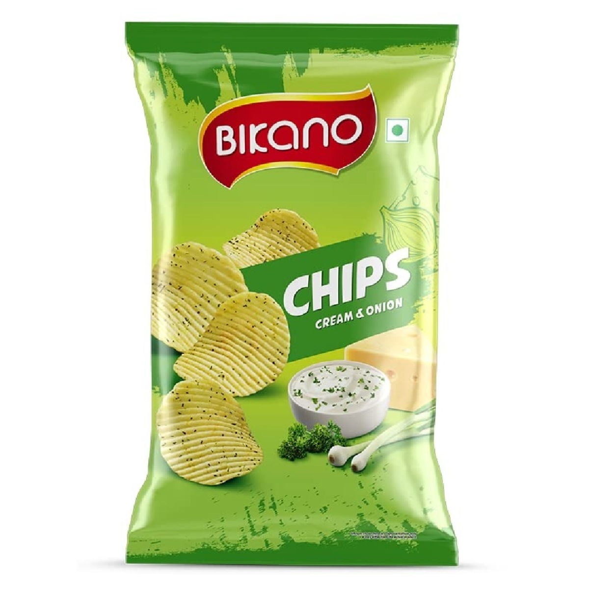 Bikano Potato Chips Cream & Onions Flavored 60g