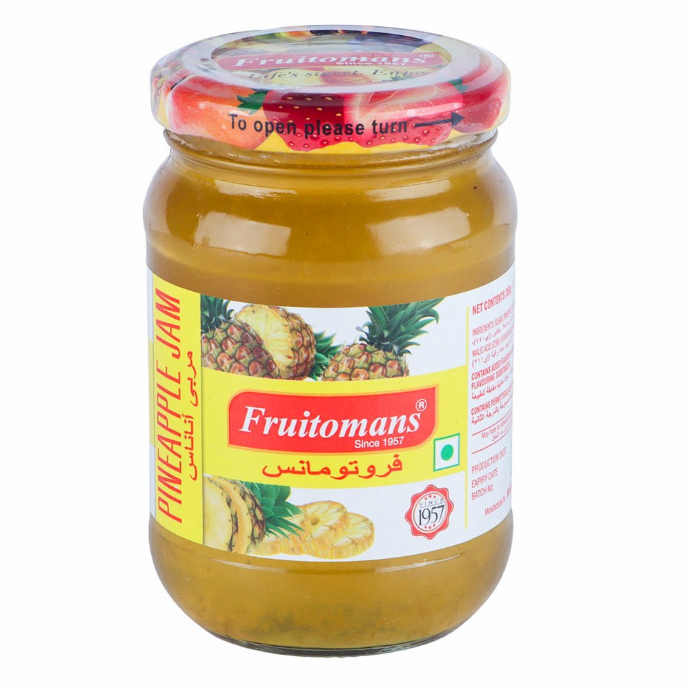 Fruitomans Jam Pineapple 350Gm | Breakfast Food | Jams Fruitomans Jam Pineapple 350Gm | Breakfast Food | Jams
