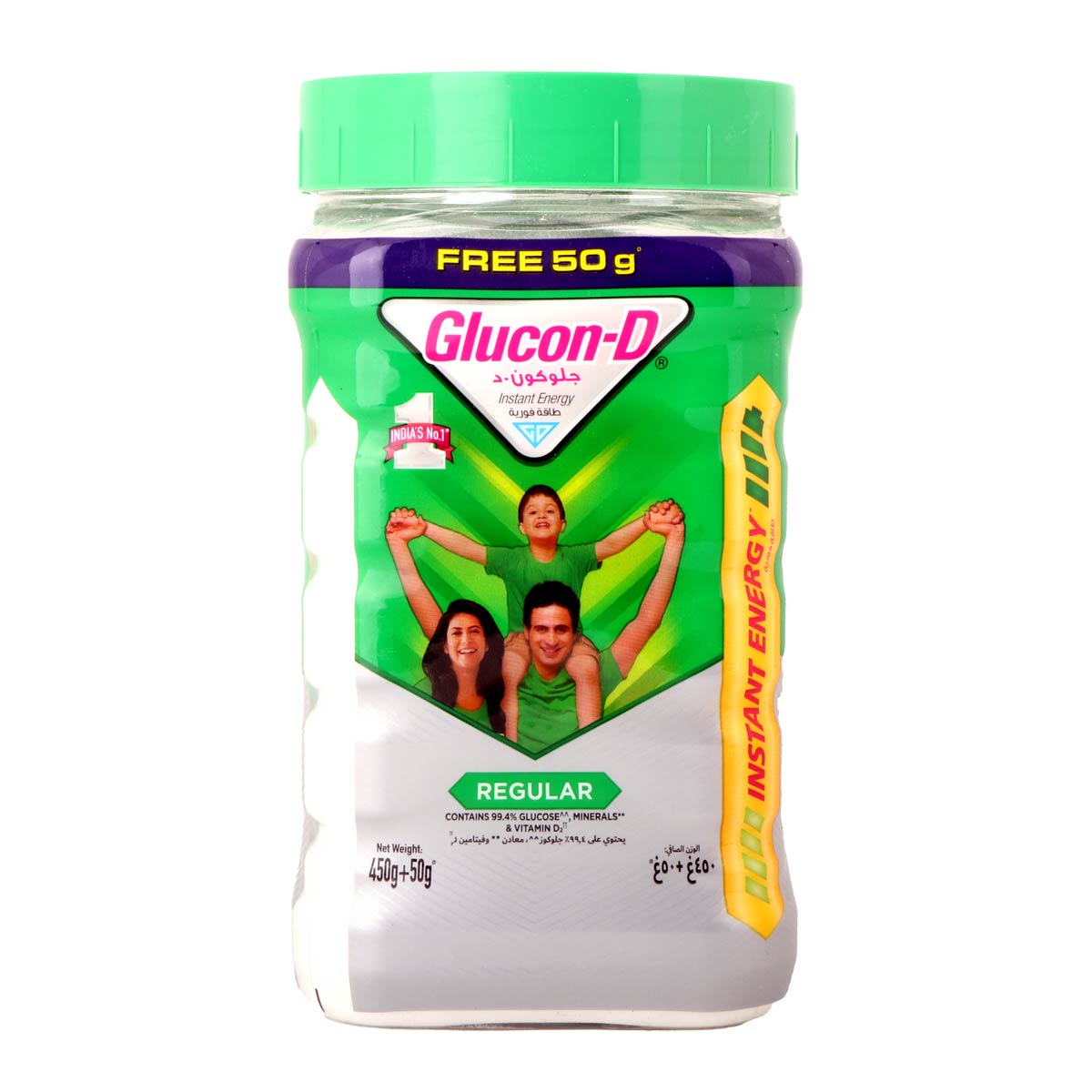 Glucon-D Powder Regular 450g+50g