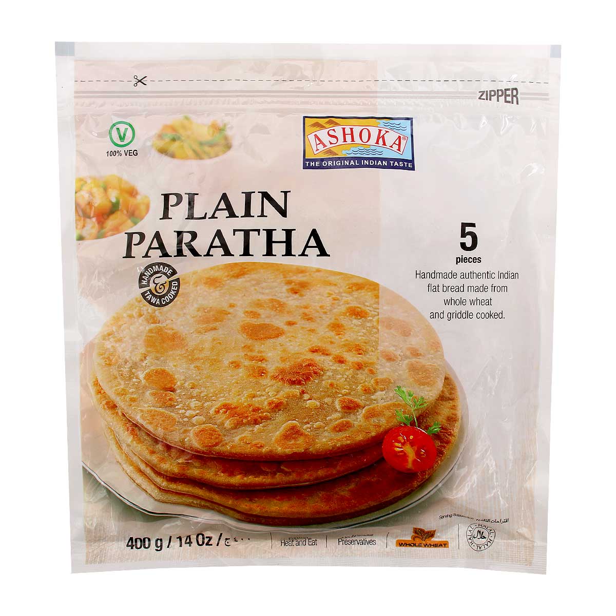 Ashoka Plain Paratha 400g