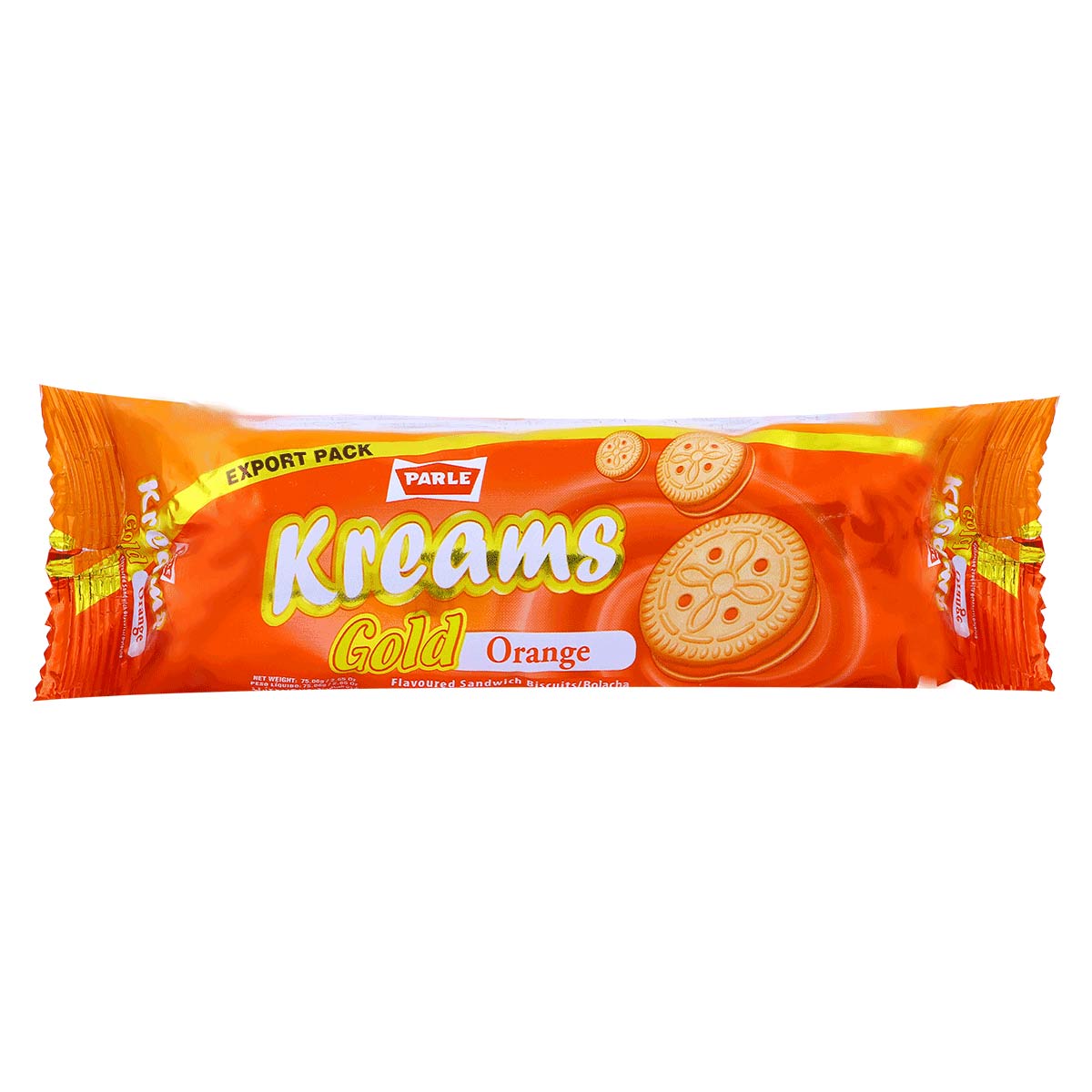 Parle Kreams Gold Orange Biscuit 75g