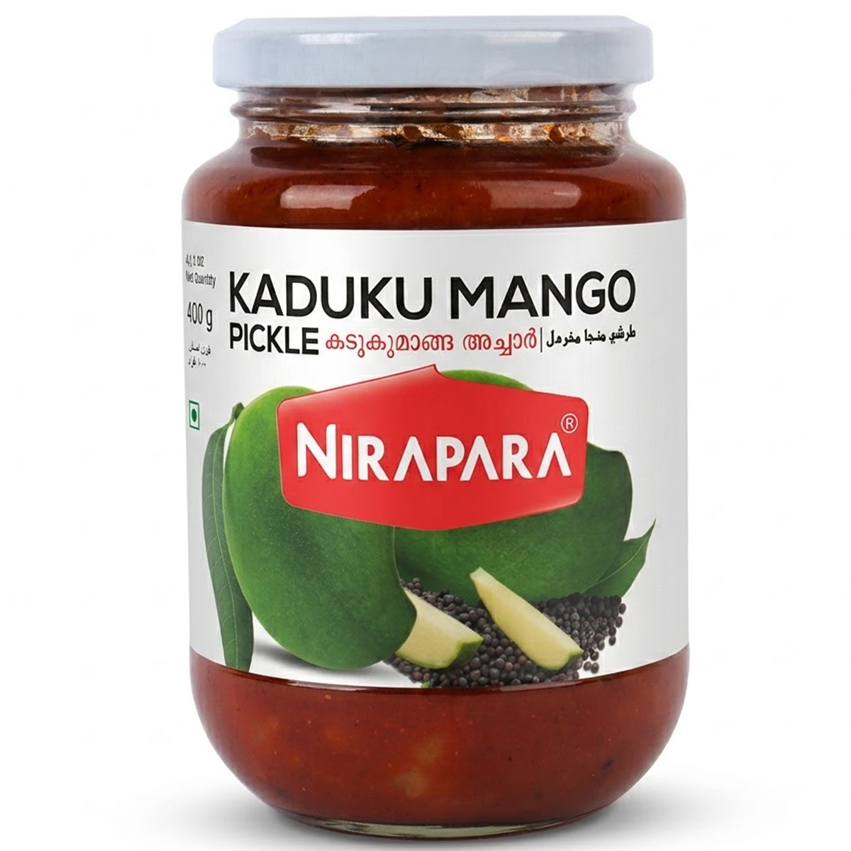Nirapara Kaduku Mango Pickle 400g