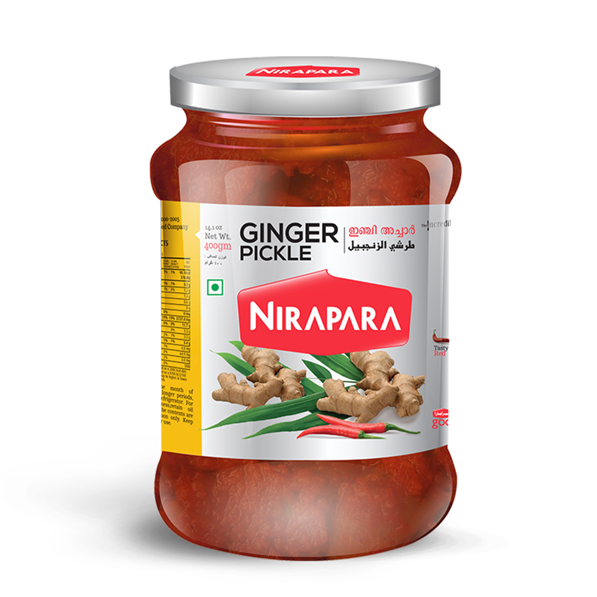 Nirapara Ginger Pkl 400Gm