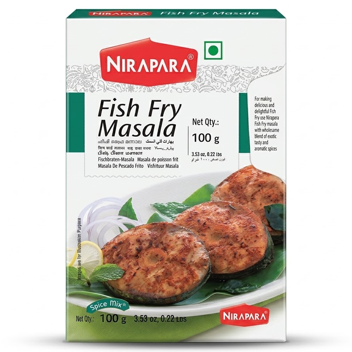 Nirapara Fish Fry Masala 100g
