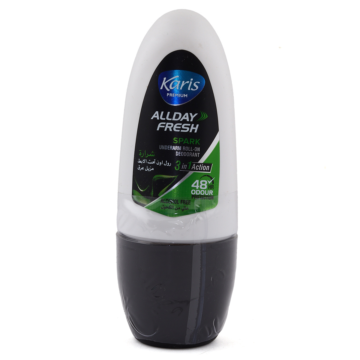 Karis Premium All Day Fresh Spark Underarm Roll-On Deodorant 50ml
