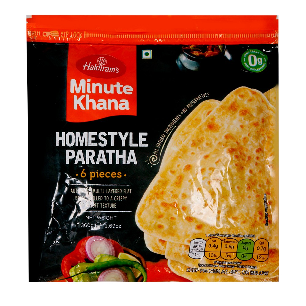 Haldiram's Minute Khana Home Style Paratha 360g