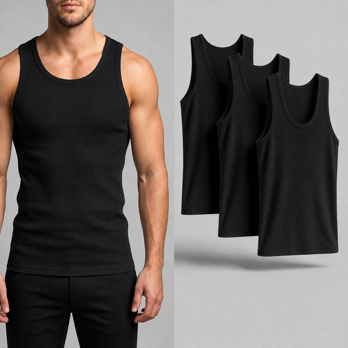 Mens Vest 3 Pieces a Pack