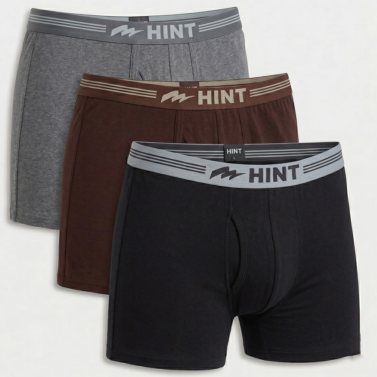 Mens Boxer Plain 4XL Size 3 Pieces Set