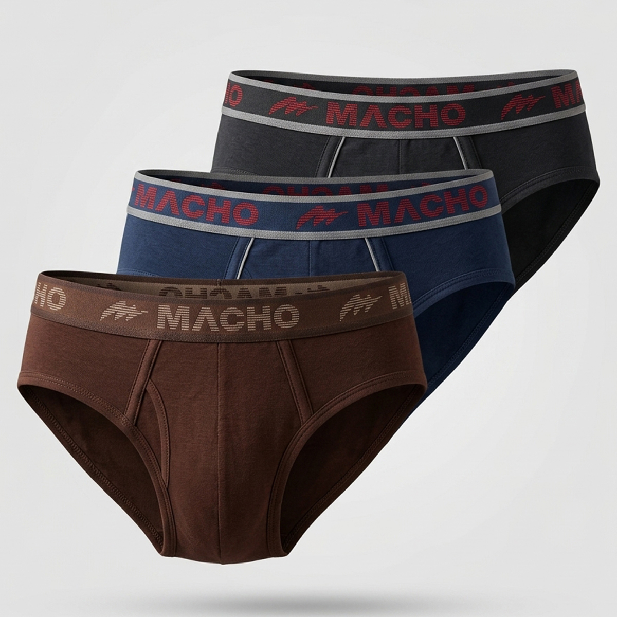 Macho Men's Brief Set 3 Pieces Set M