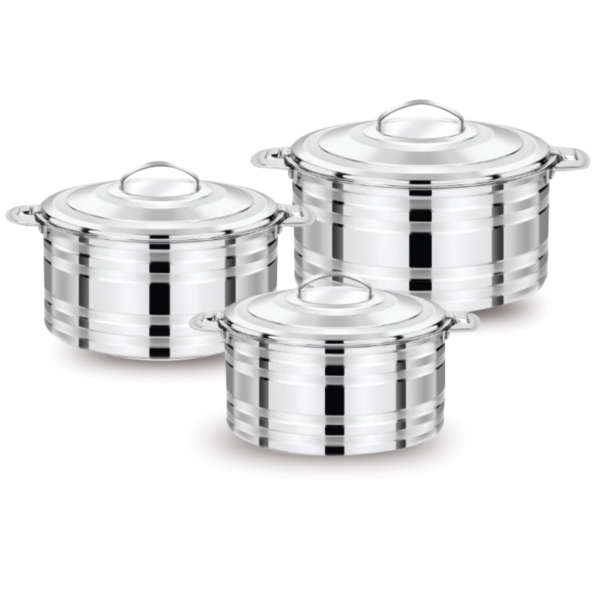 Pradeep 3 Pieces Hot Pot Set
