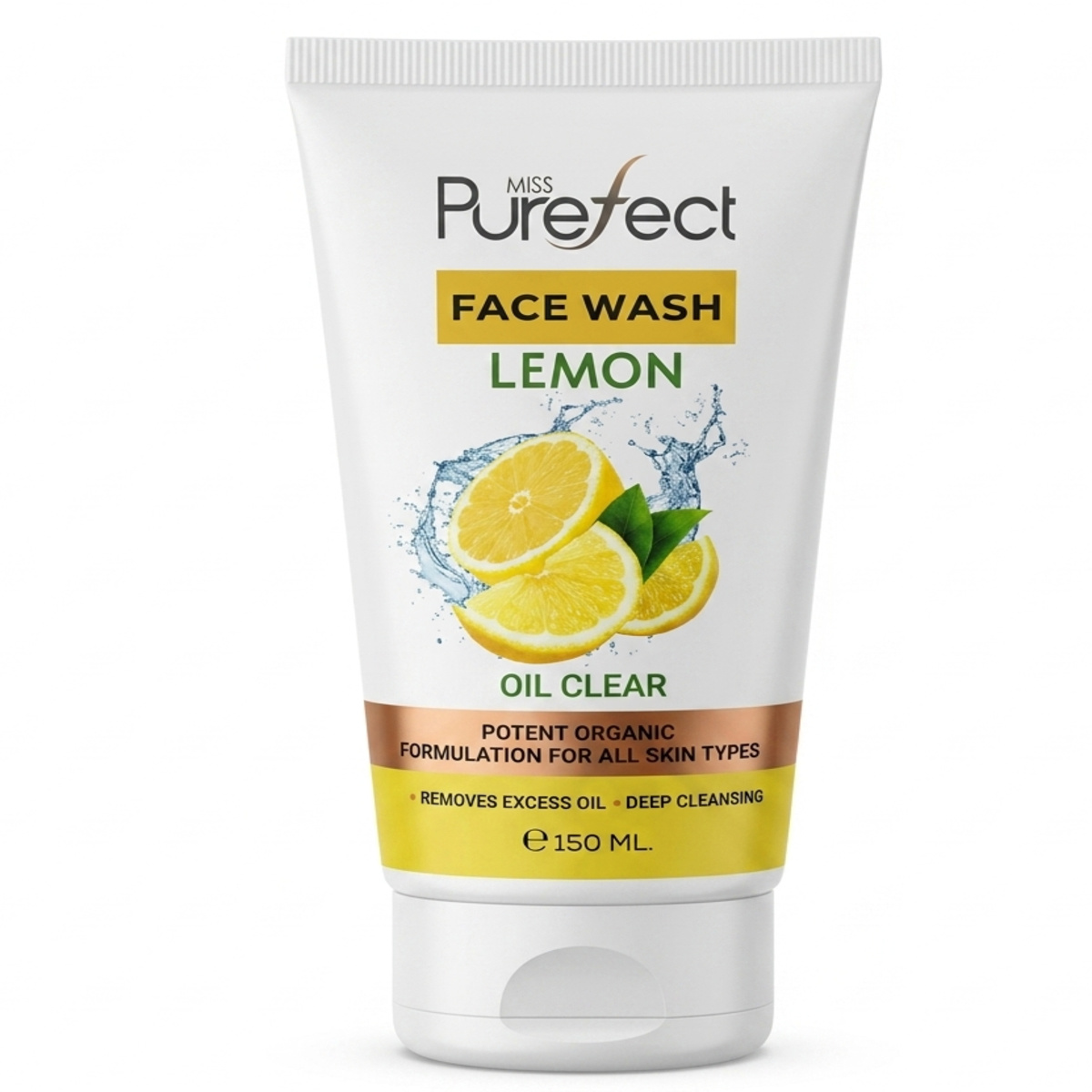 Purefect Face Wash Lemon Oil Clear 150ml