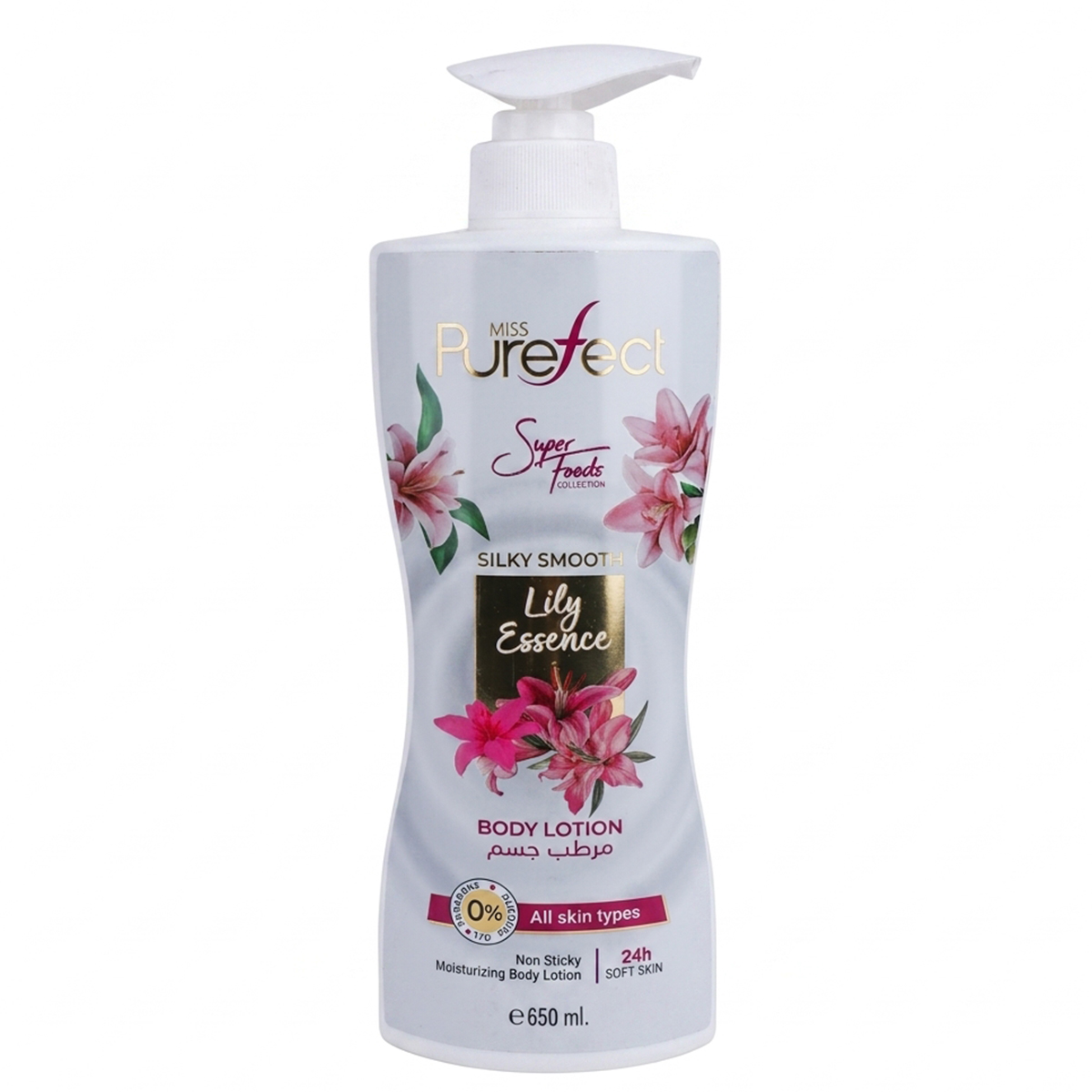 Miss Purefect Silky Smooth Lily Essence Body Lotion 650ml