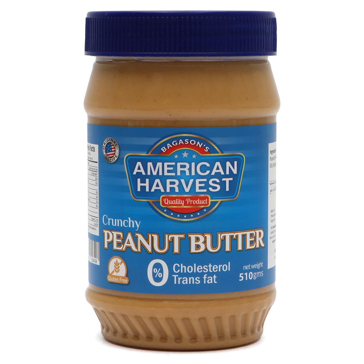 American Harvest Crunchy Peanut Butter Spread 510g