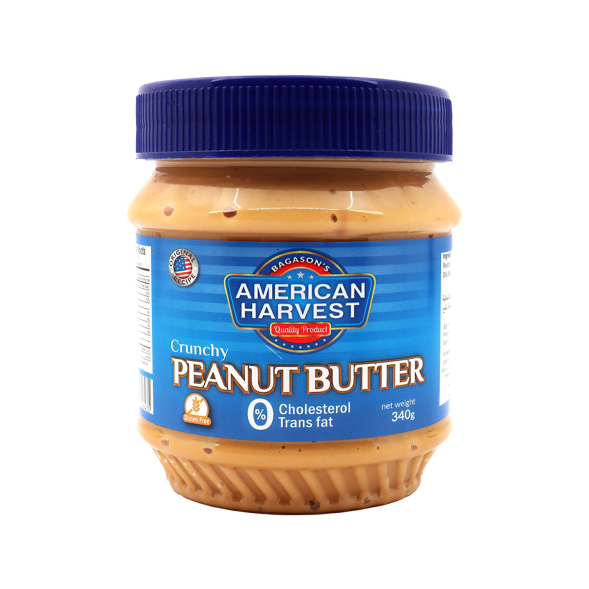 American Harvest Crunchy Peanut Butter 340g