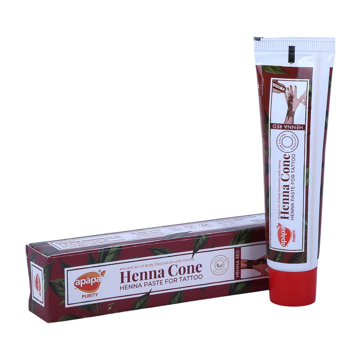 Apapa Henna Cone Paste For Tattoo 35g