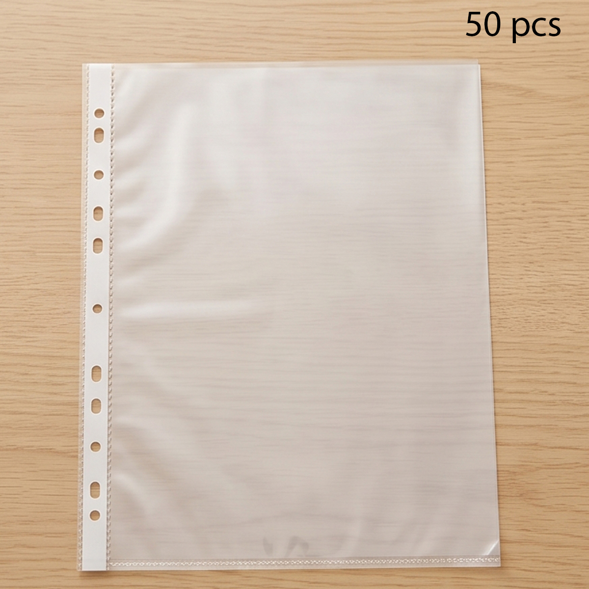 Basic Clear Sheet Protectors A4 50 Pieces