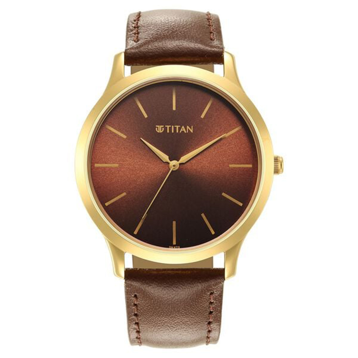 Titan Leather Strap Men's Watch 1825SL04