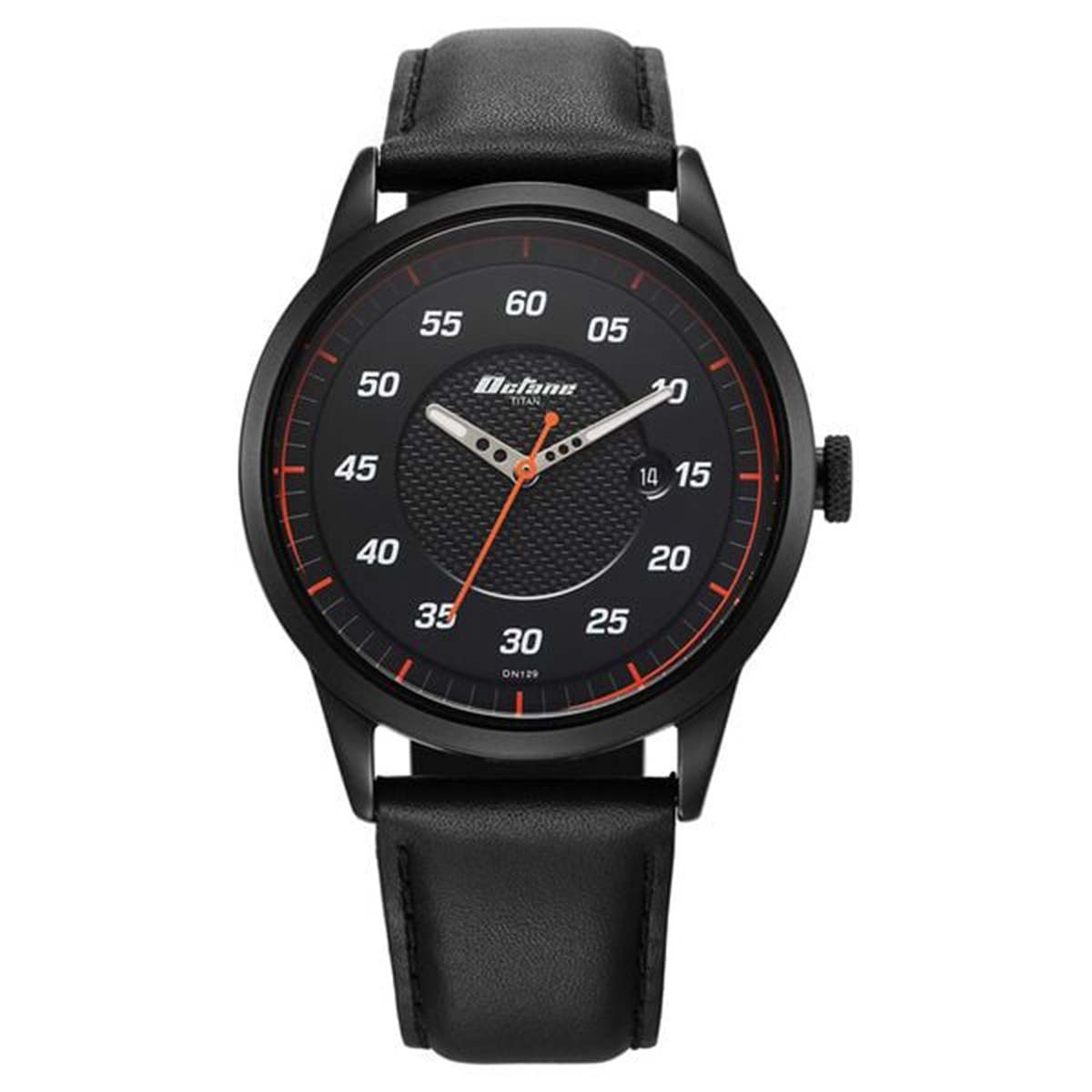 Titan Octane Leather Strap Men's Watch 1806NL05