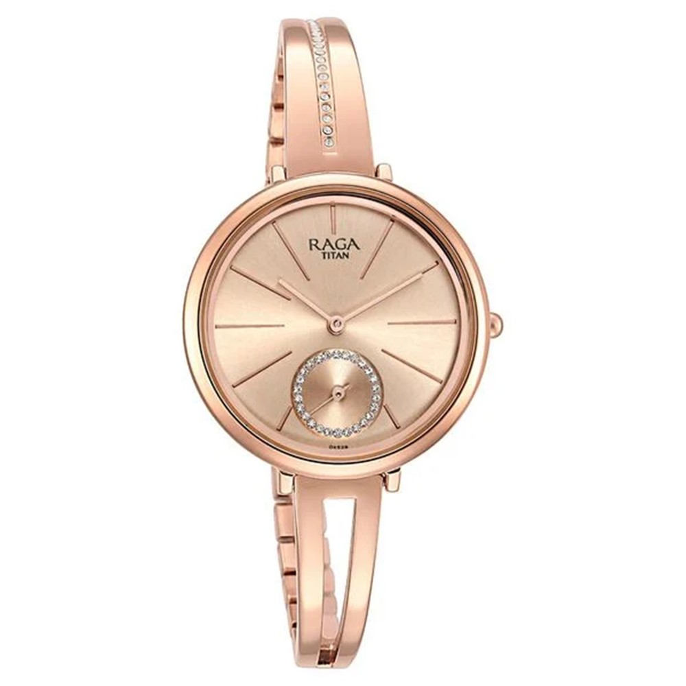 Titan Ladies Watch Rose Gold DNS2647WM01