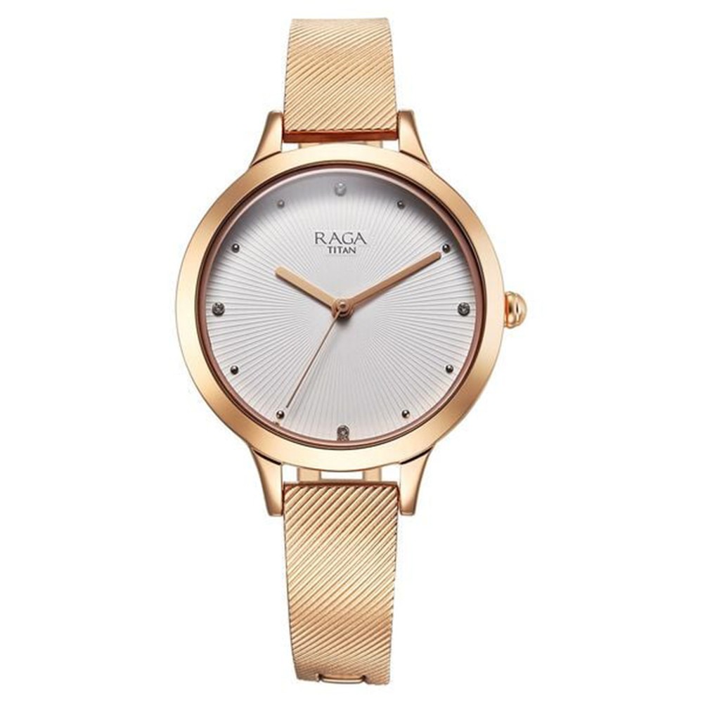 Titan Ladies Watch White D2754WM01