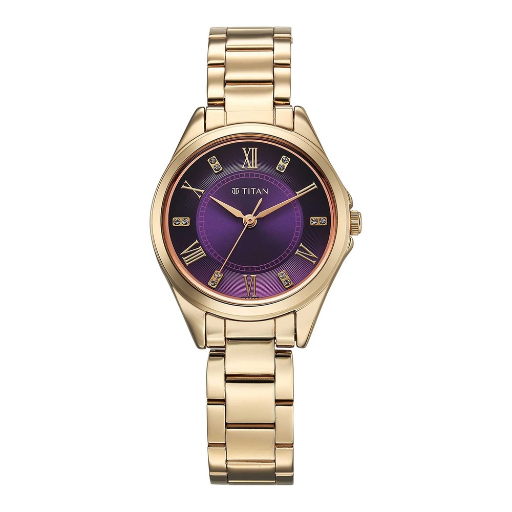 Titan Ladies Watch Purple D2565WM06