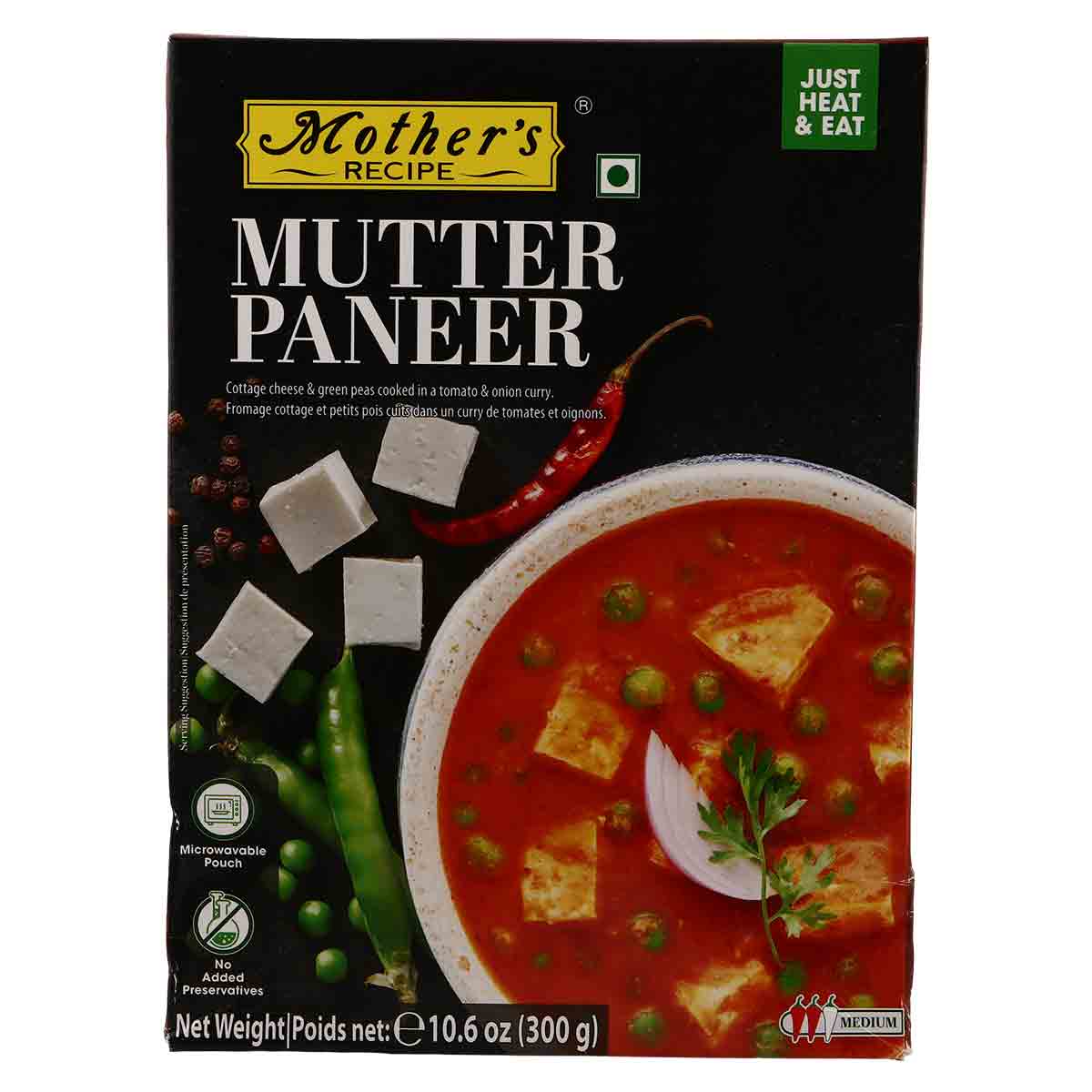 Mothers Mutter Paneer 300Gm