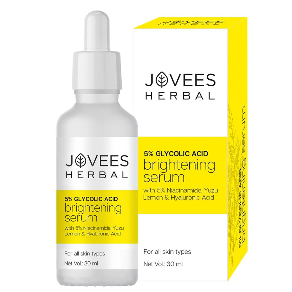 Jovees 5 Percent Glycolic Acid Brightening Serum 30ml