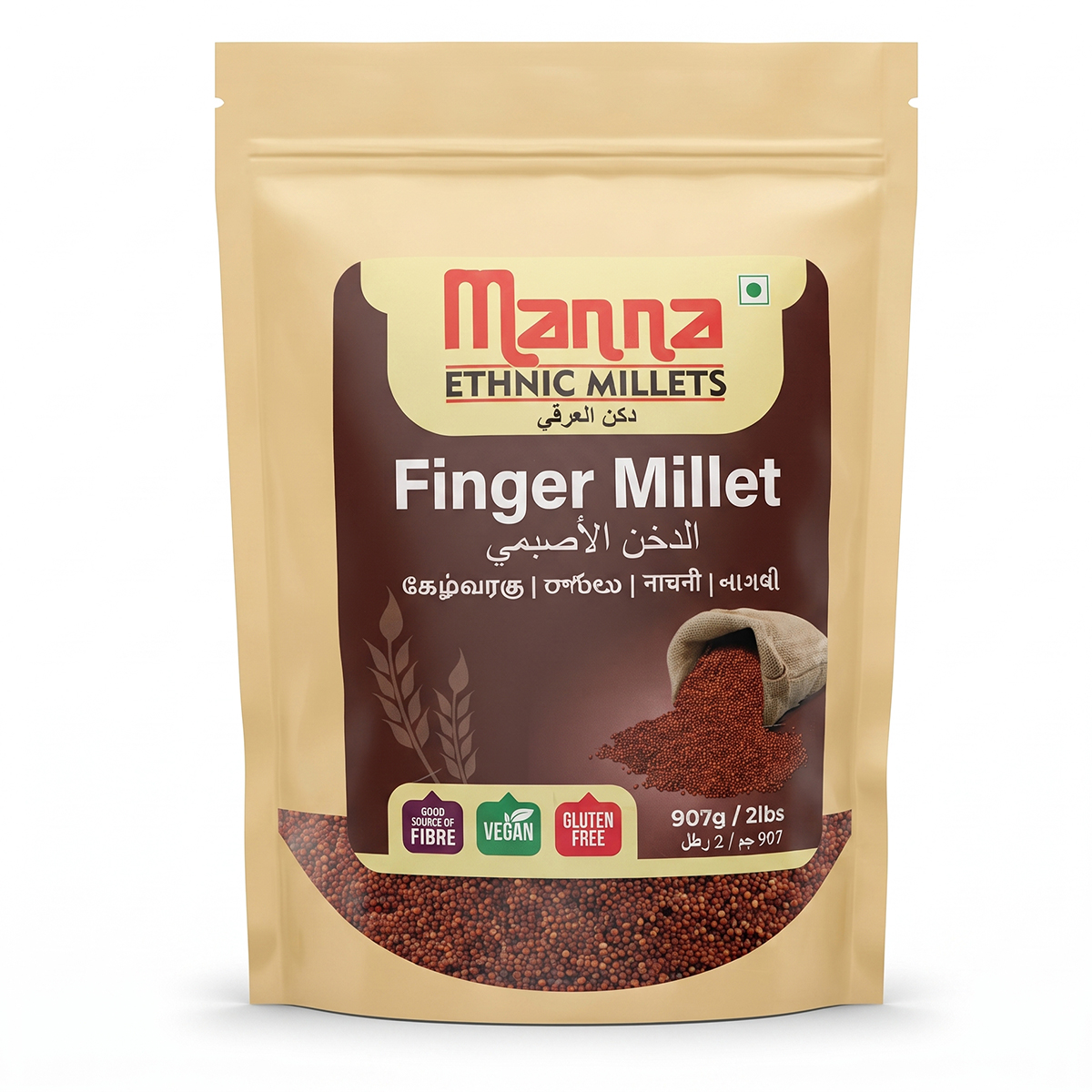 Manna Ethnic Finger Millet 907g