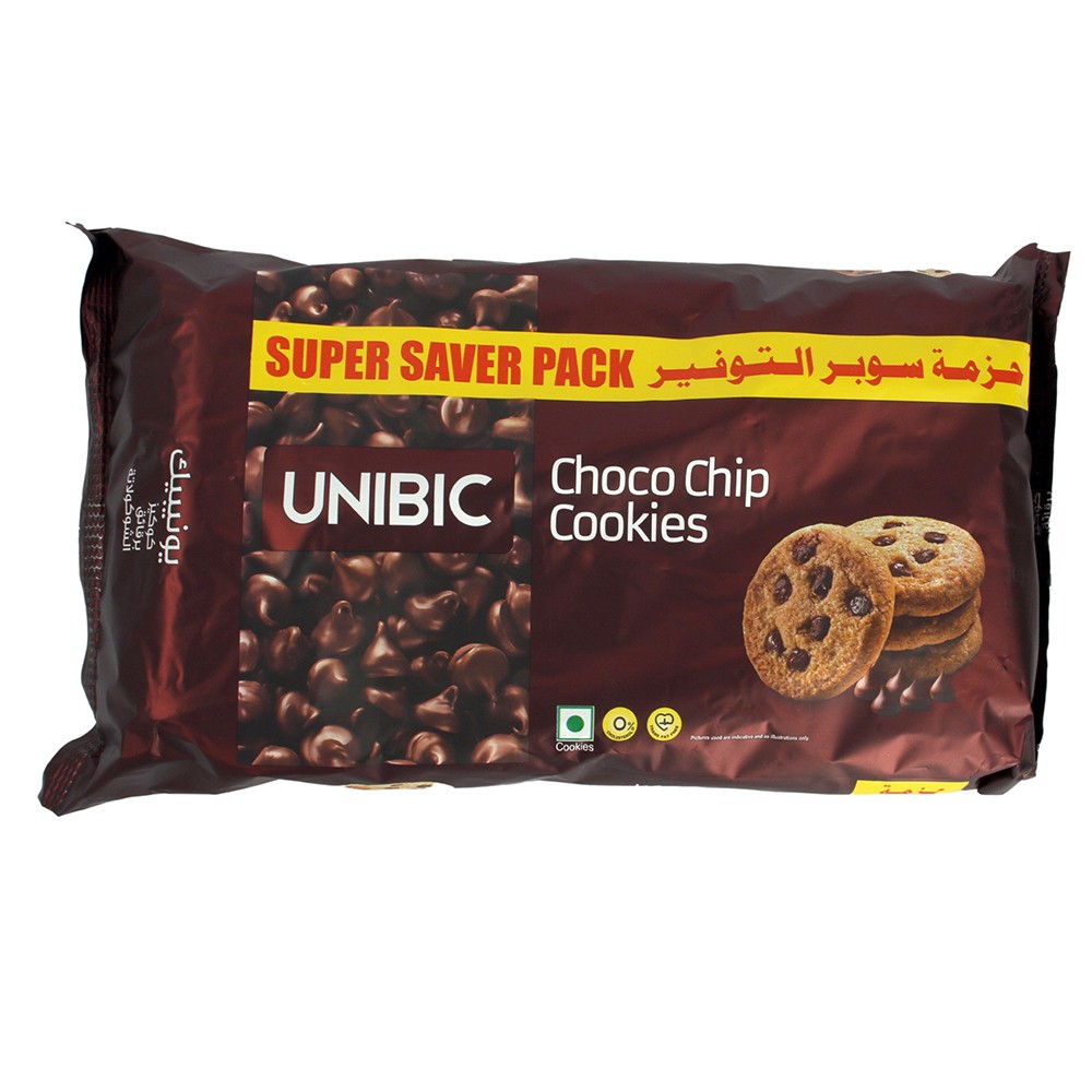 كوكيز يونيبيك برقائق الشوكولاتة 500 غرام
