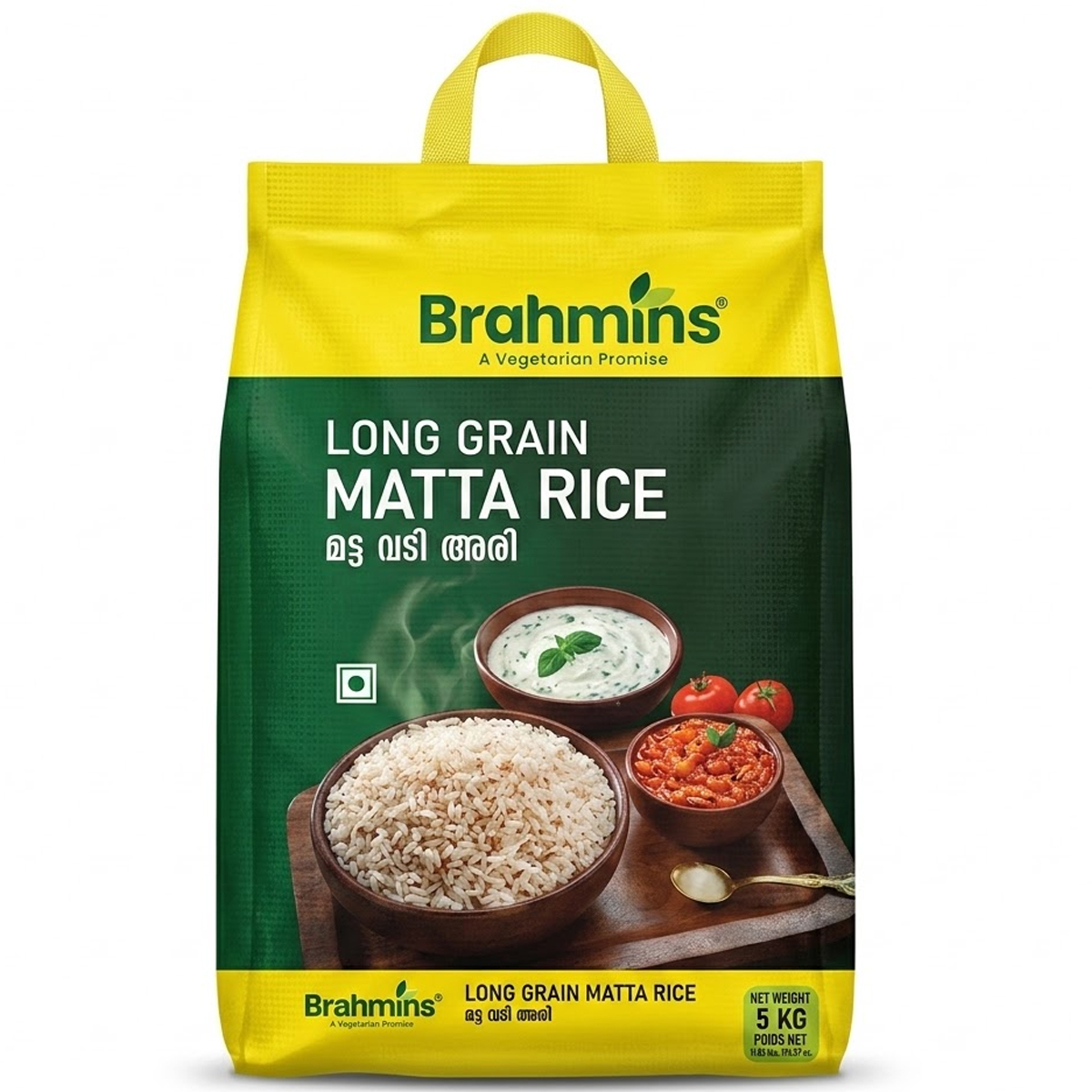 Brahmins Long Grain Matta Rice 5Kg